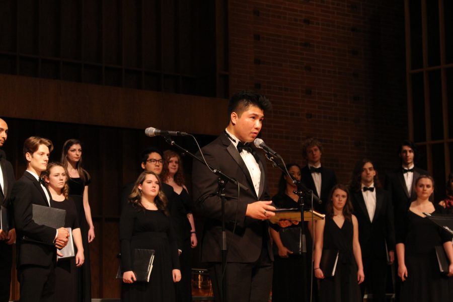 The students had a choir concert on Friday, where they performed in the First Free Methodist.

Jackey Chen, The Falcon
