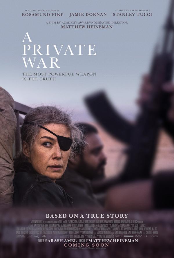 a private war- movie poster