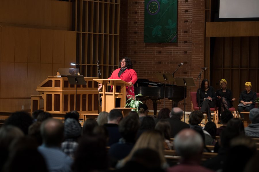 Rev. Dr. Kelle Brown gives a sermon in Seattle Pacific’s First Free Methodist Church, celebrating Dr. Martin Luther King

Alison Meharg | The Falcon