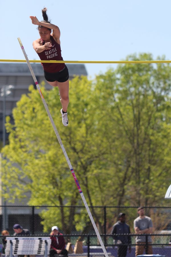 Scout Cai pole vaulted and finished as an All-American at nationals.

