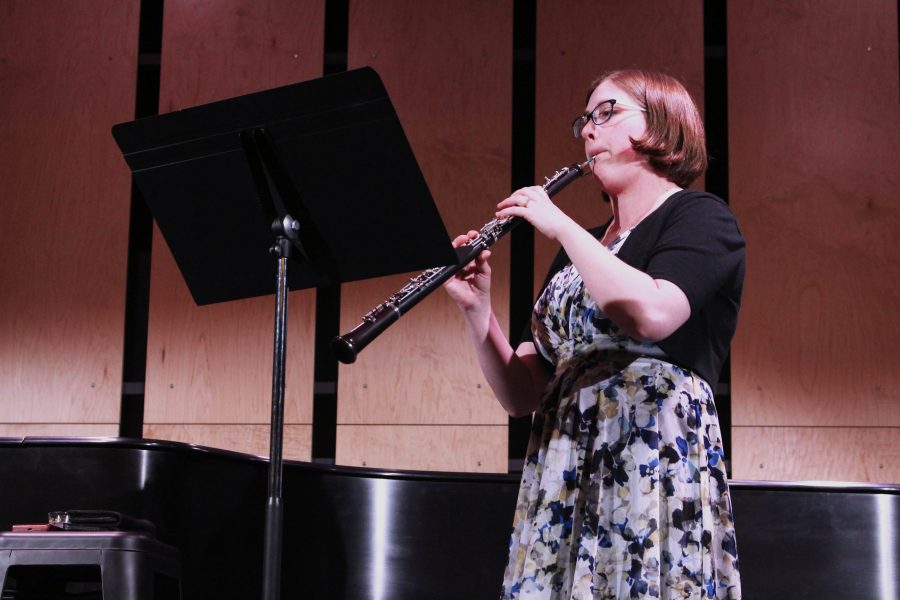 The clarinet was used during the Faculty Artist series.

Jacky Chen | The Falcon