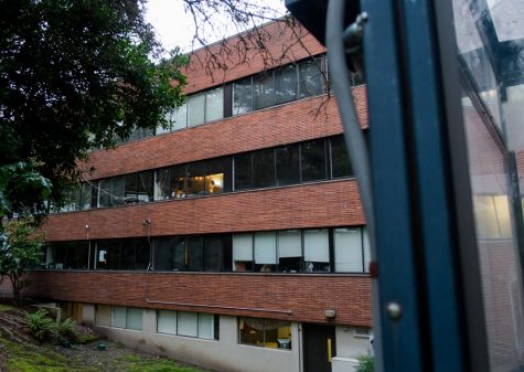 the side of a dormitory building