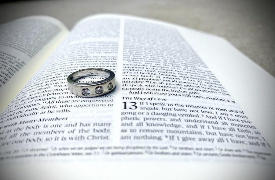 a+purity+ring+sitting+on+a+bible