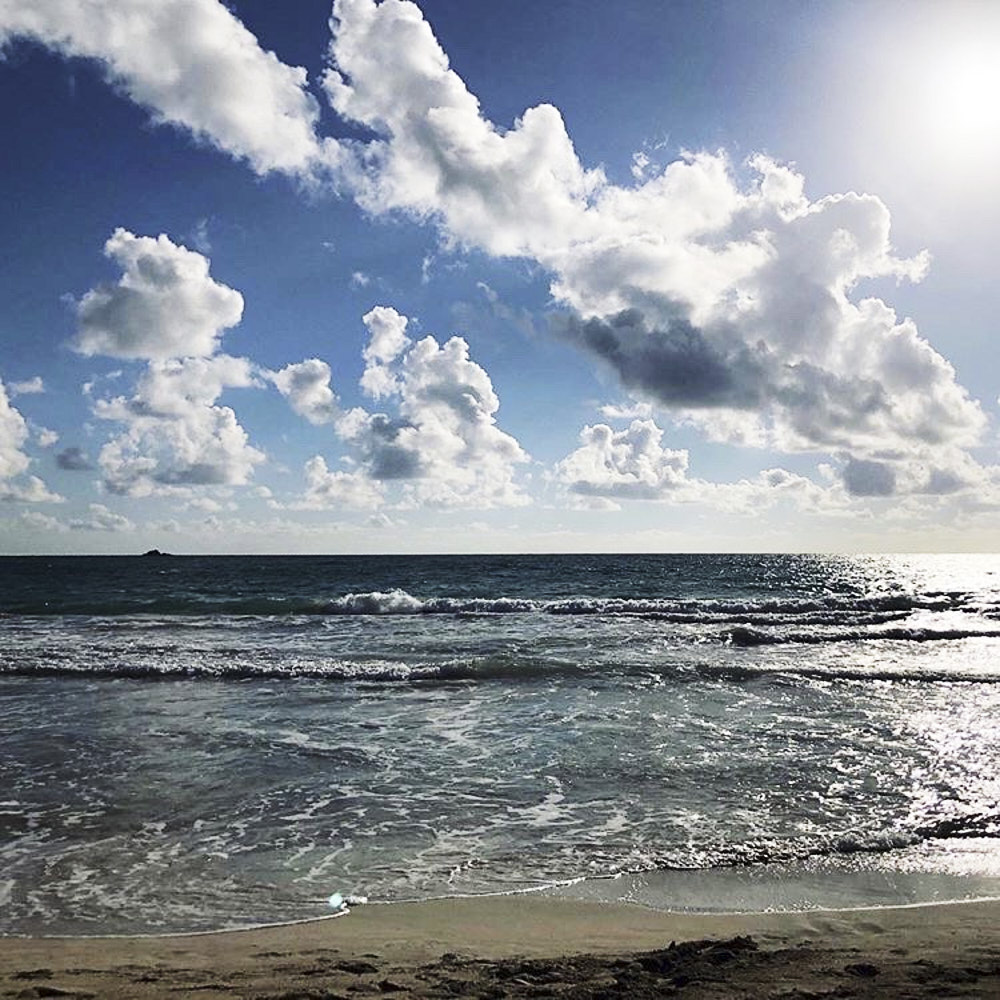 an empty beach