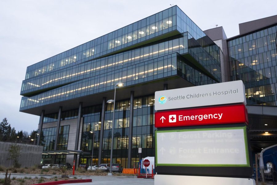 Emergency entrance of Seattle Childrens Hospital. (Vy Khanh Vu)