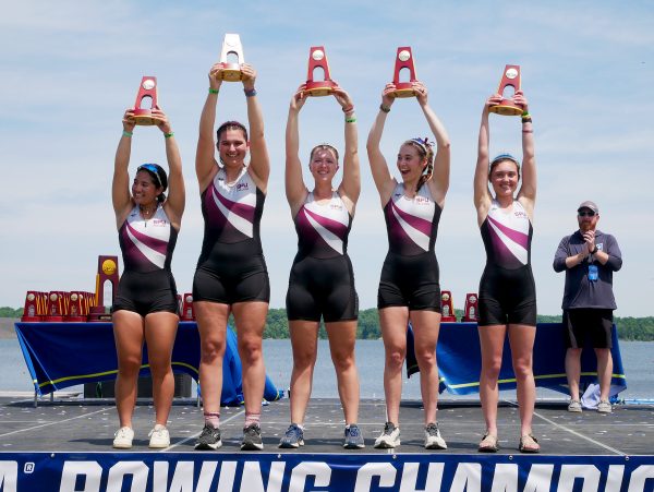 NCAA champions! Women’s rowing 4+ wins