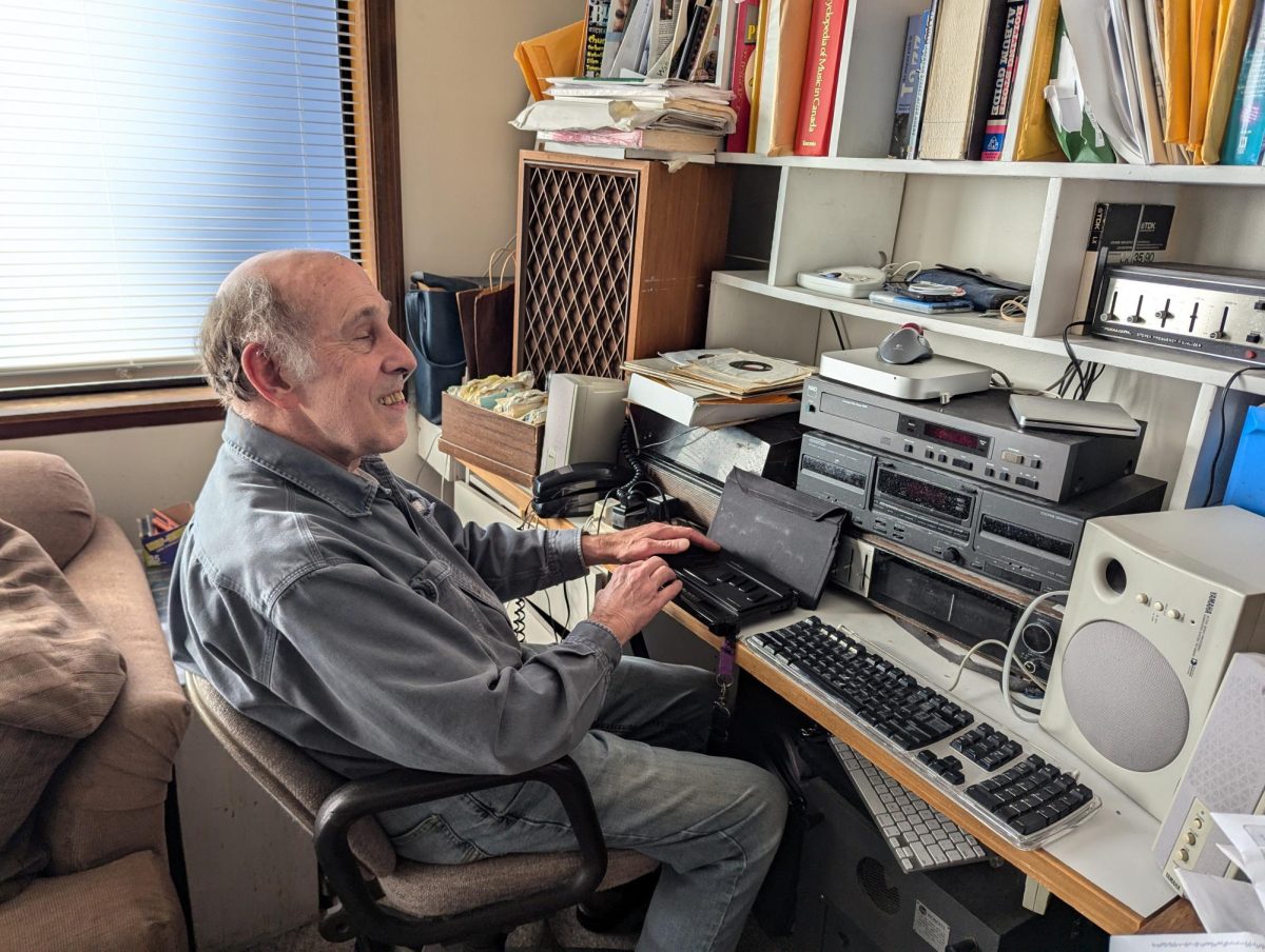 Doug Bright at his desk