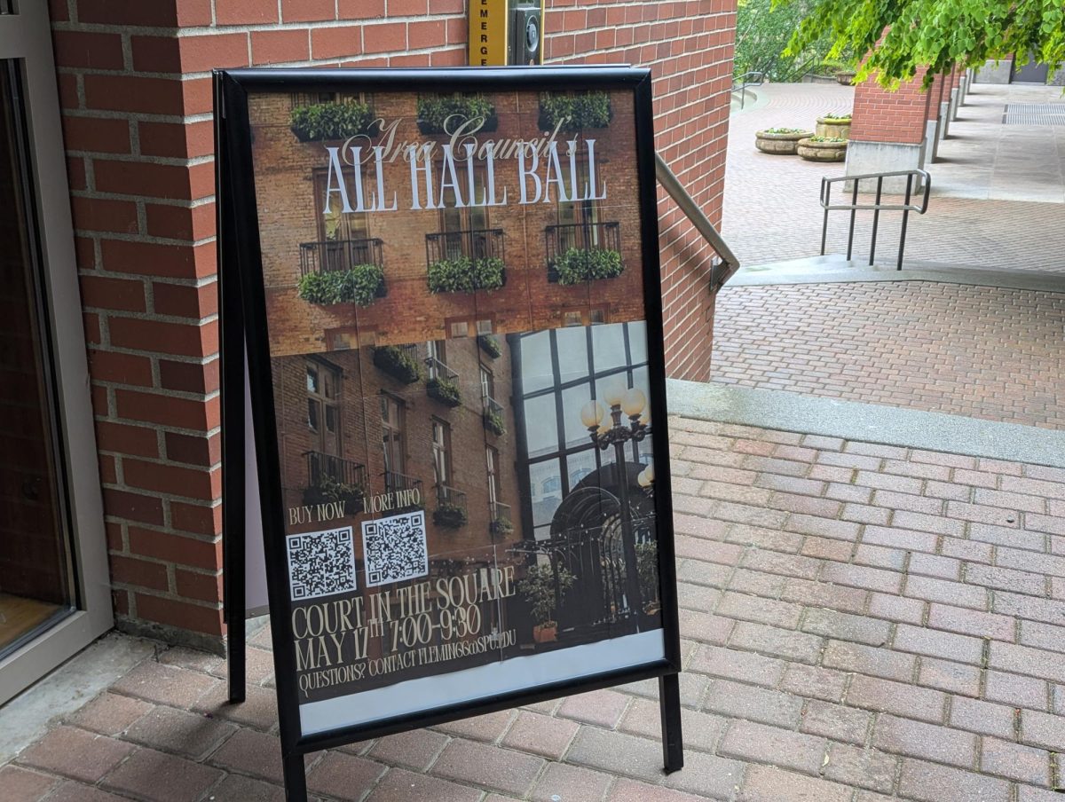 A poster advertising All Hall Ball
