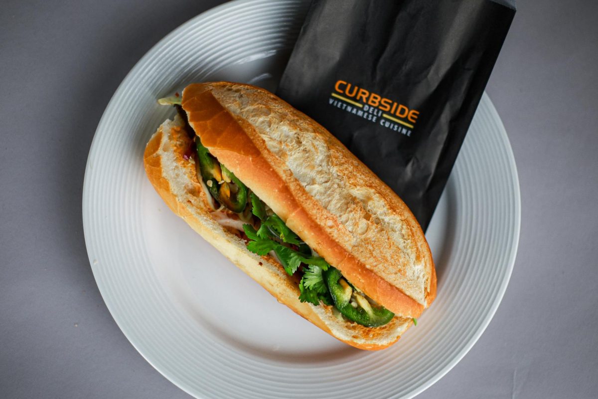 A steak Banh Mi from Curbside, photographed on Tuesday, April 22, 2025, in Seattle.