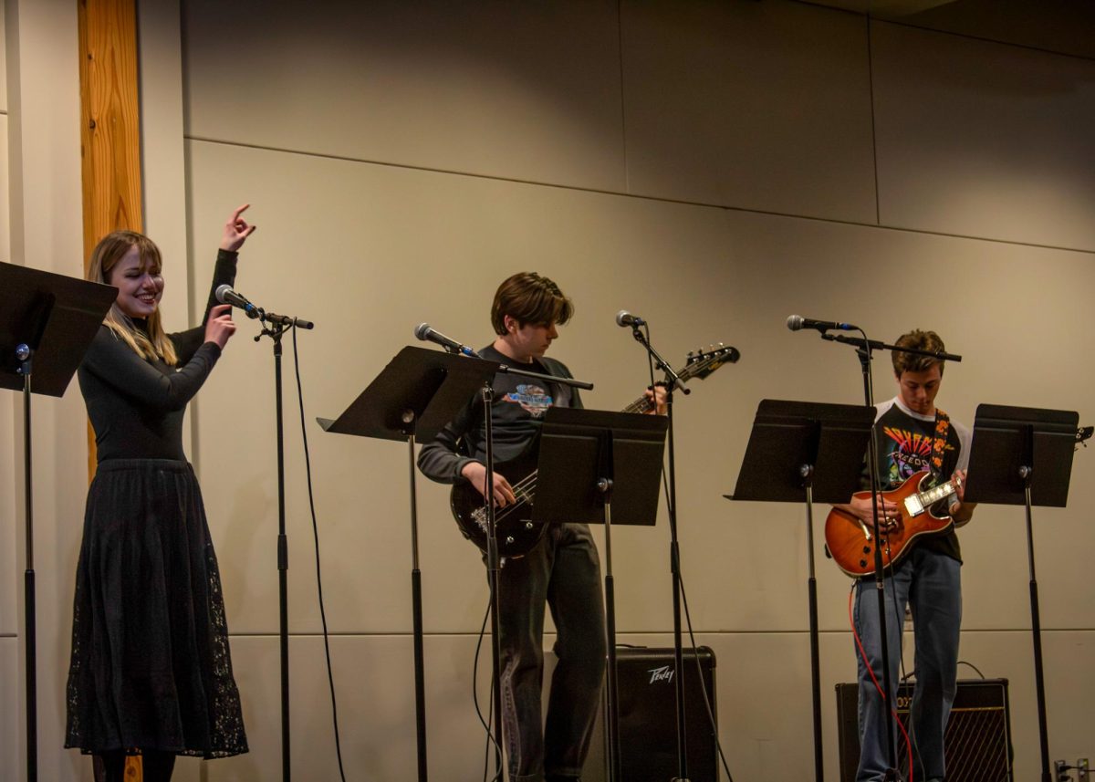 Band "The Matthews" performs in Upper Gwinn.