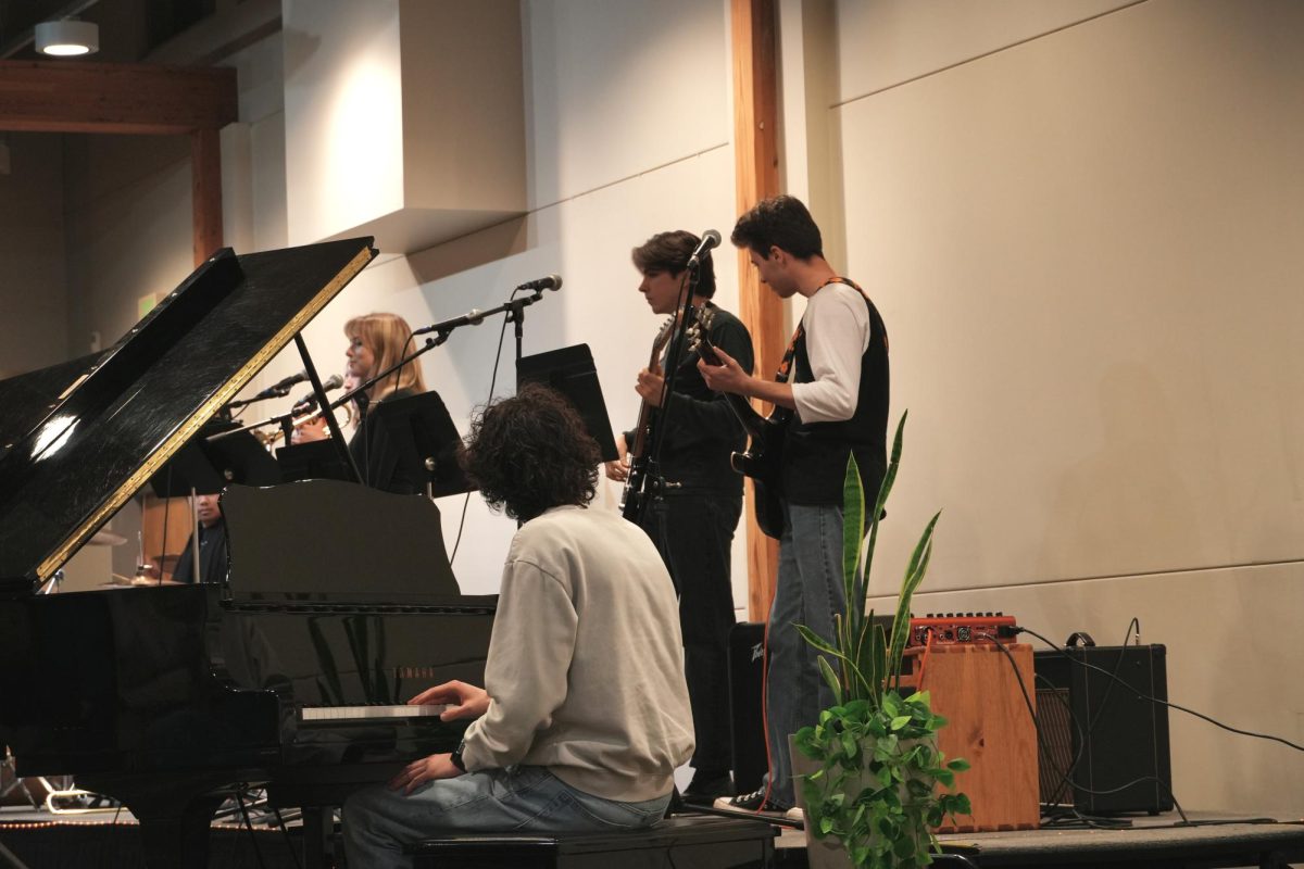 Band "The Matthews" performs in Upper Gwinn.