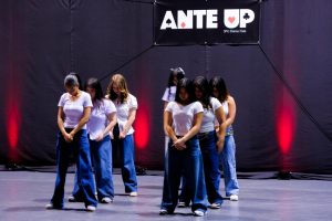 Ante Up, Seattle Pacific University’s dance club, performing in the lower Royal Brougham Pavilion on April 25th, 2026.